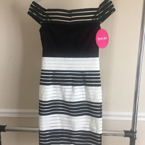 Tiger Mist black and white dress